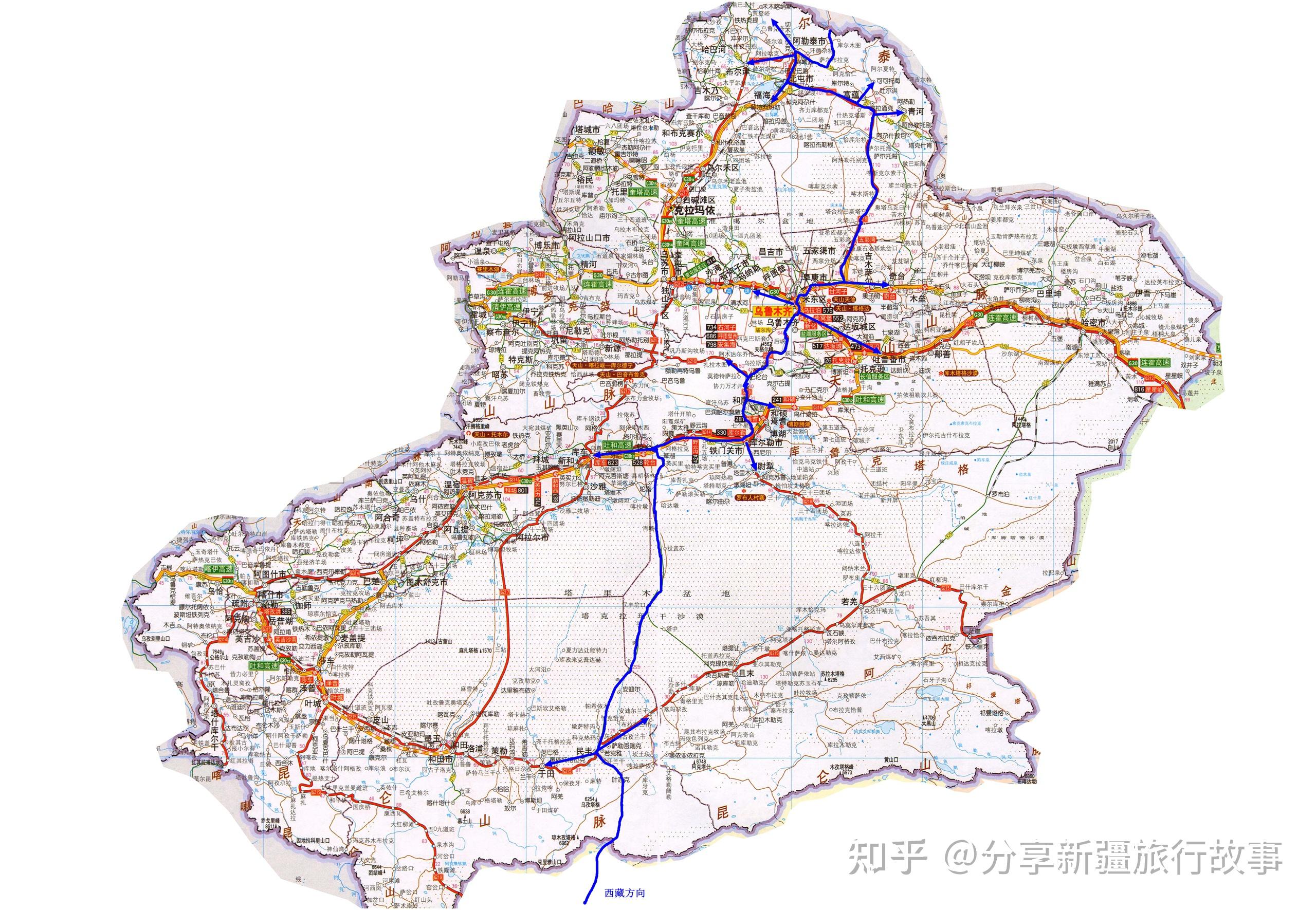 新疆线路节点预览二